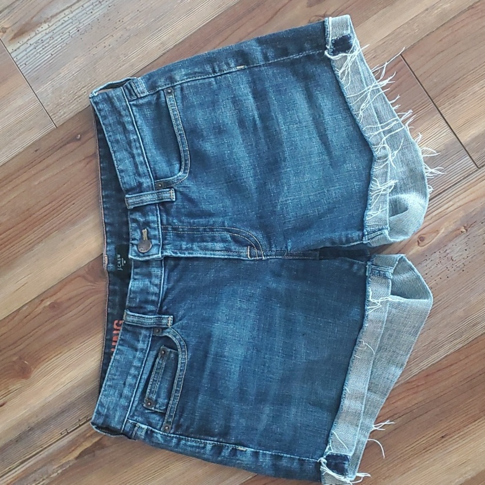 J. Crew Stretch Hipslung Jean Shorts Size 4